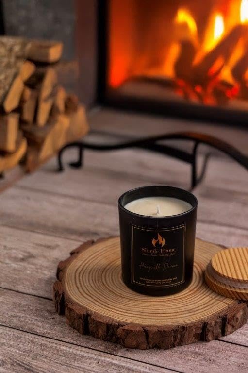 Honeysuckle Davana Luxurious Scented Jar Candle - Image 3