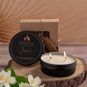 Jasmine Luxurious Scented Tin Candle
