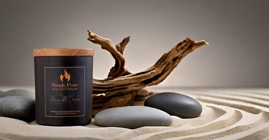 Honeysuckle Davana Luxurious Scented Jar Candle - Image 6