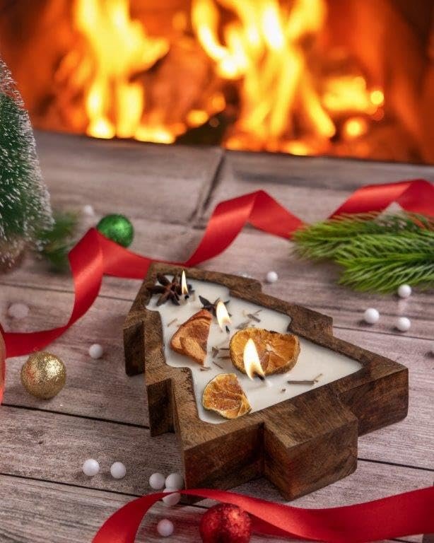 Christmas Tree Candle - Image 3