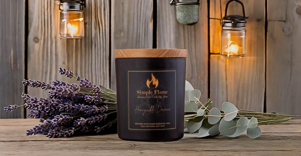 Honeysuckle Davana Luxurious Scented Jar Candle - Image 9