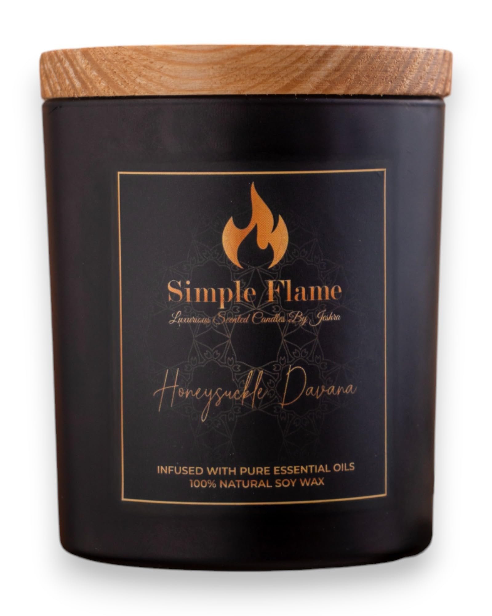 Honeysuckle Davana Luxurious Scented Jar Candle