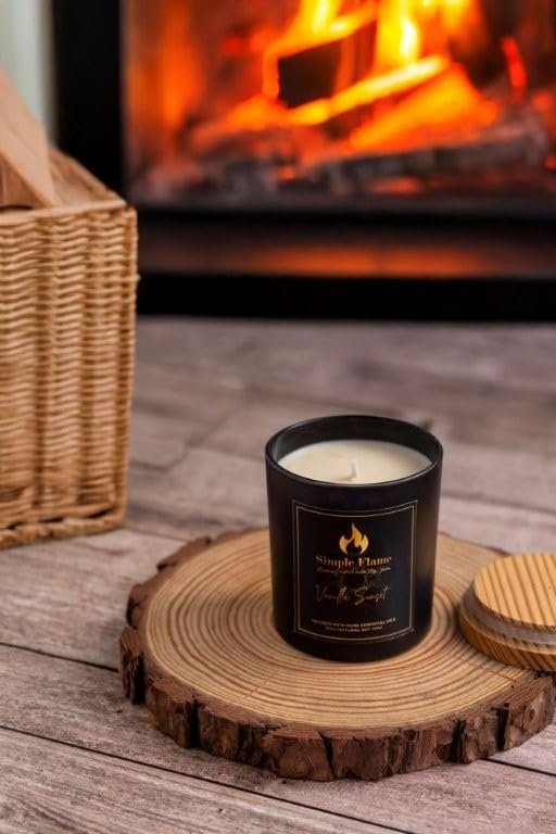 Vanilla sunset Luxurious Scented Jar Candle - Image 6