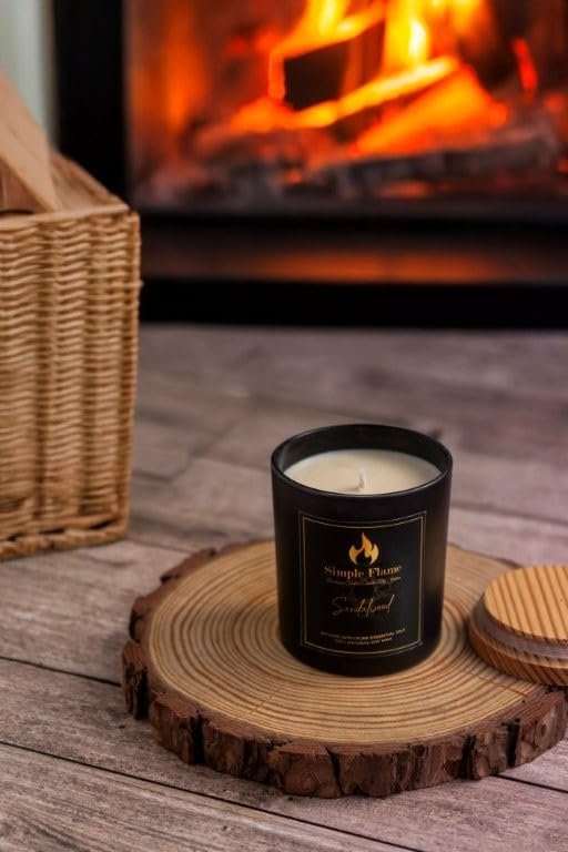 Sandalwood Luxurious Scented Jar Candle - Image 6