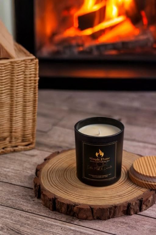 Cedar Musk & Lavender Luxurious Scented Jar Candle - Image 6