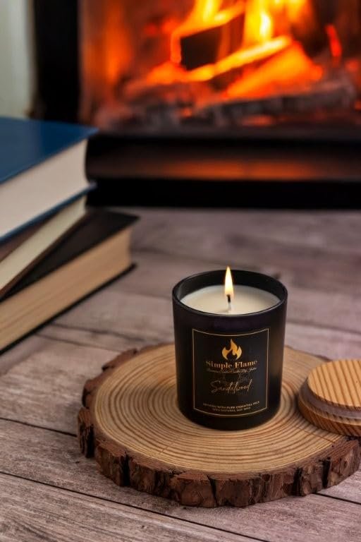 Cedar Musk & Lavender Luxurious Scented Jar Candle - Image 3