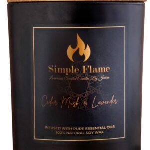 Cedar Musk & Lavender Luxurious Scented Jar Candle