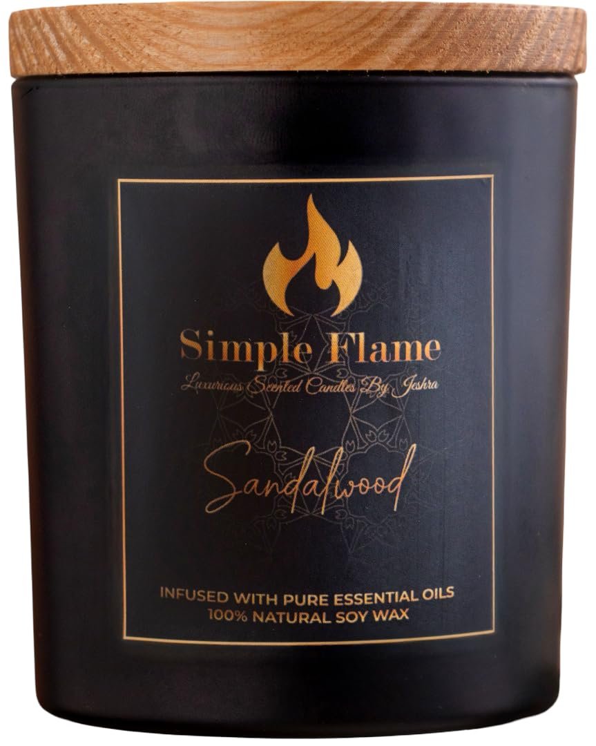Sandalwood Luxurious Scented Jar Candle