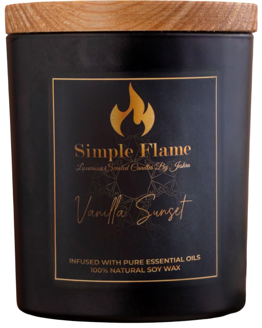 Vanilla sunset Luxurious Scented Jar Candle